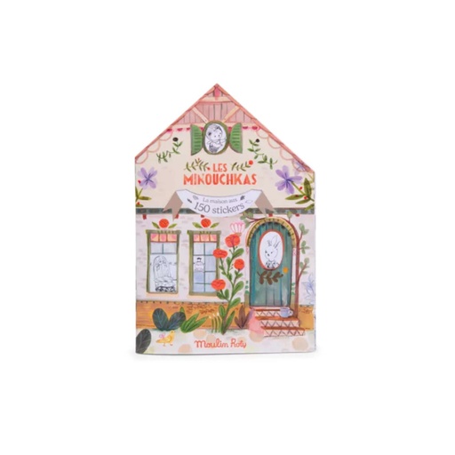 [681601] Cuaderno De Pegatinas Minouchkas - 20 Pag. Moulin Roty