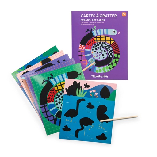 [679602] Tarjetas Rasca-Rasca Toupitis Moulin Roty