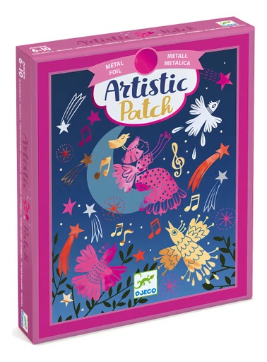 [DJ09460] Artistic Patch Metal - Melodies Design By By Djeco