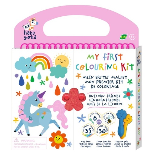 [6920773330699] Mi Primer Kit Para Colorear - Unicornio Haku Yoka