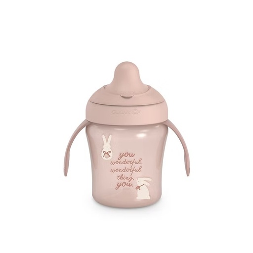 [907361] Learning Cup 200Ml +6m Wonder Conejo Rosa Suavinex