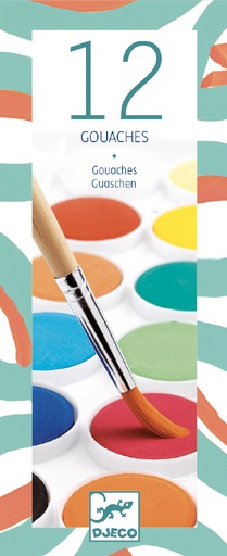 [DJ08803] 12 Color Cakes - Classic Design By By Djeco