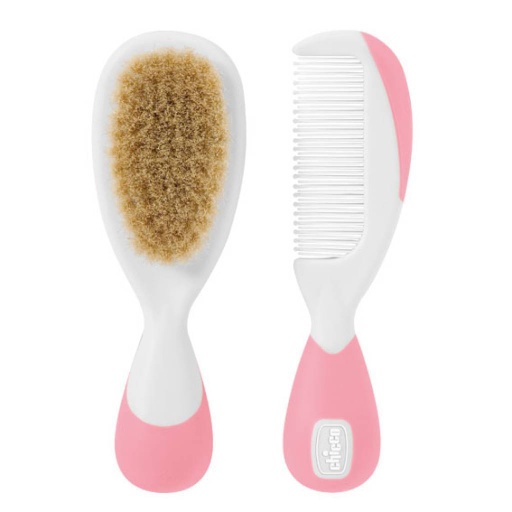 [8058664011926] Set Cepillo Y Peine - Rosado Chicco