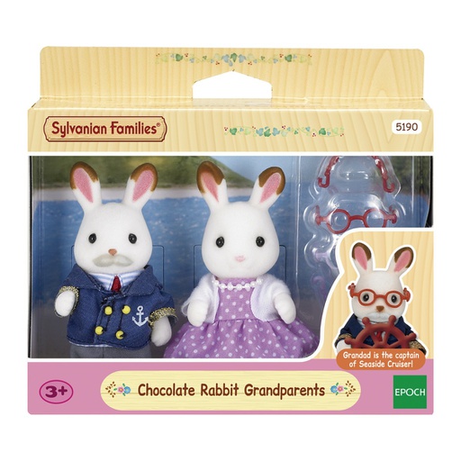 [5190] Chocolate Rabbit Grandparents Sylvanian Families