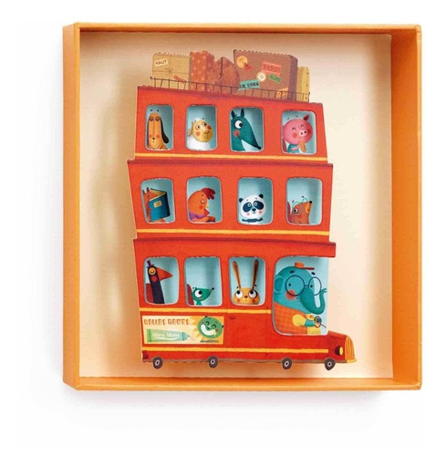 [DD04933] Big Bus - 21X21X4Cm Little Big Room By Djeco