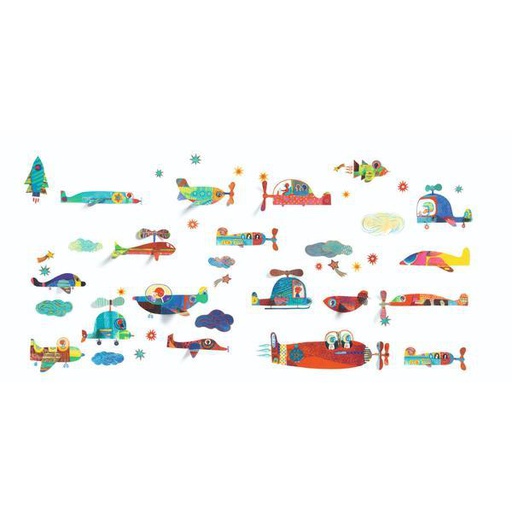 [DD05002] Flying Vehicles Little Big Room By Djeco