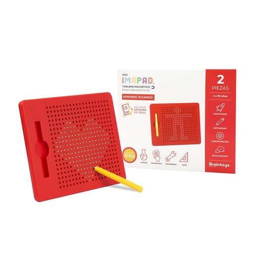 [PAD-002ROJ] Imapad Mini Rojo Braintoys