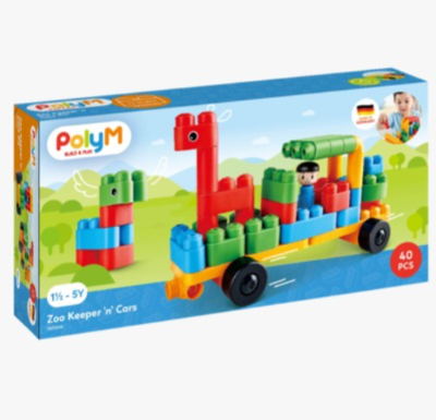 [6943478021495] Jgo Construccion - Zoo Y Vehiculos Polym