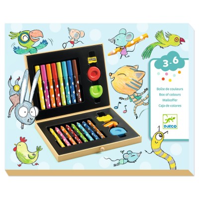 [DJ09010] Box of colours for toddlers Design by by Djeco
