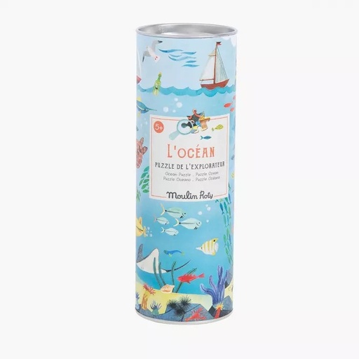 [712409] Puzzle (96Pcs) Le Ocean Moulin Roty