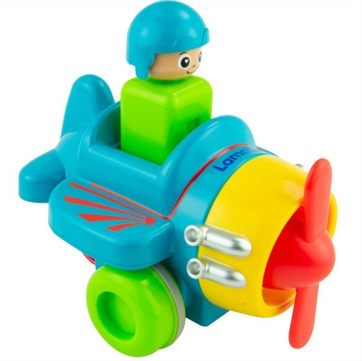 [796714273594] Avion Con Conducctor Push and Go Lamaze