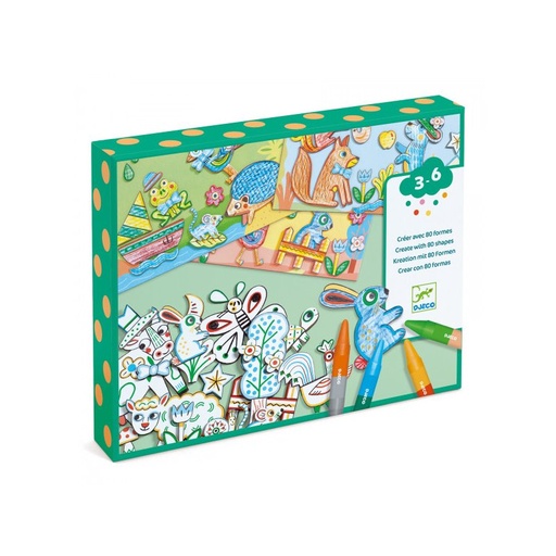 [DJ08997] A world to create, animals Design by by Djeco